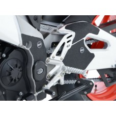 R&G Racing Boot Guard Kit for Aprilia RSV4 Factory '09-17, RSV4-R '09-14-19, RSV4-RF '15-18 & RSV4-RR '15-19 & Tuono V4 R APRC '11-14 models